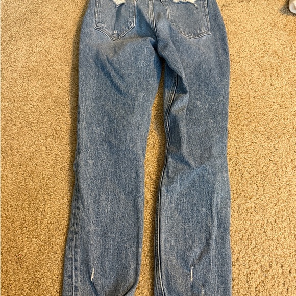 Abercrombie & Fitch High Rise Blue Jeans - Picture 2 of 6